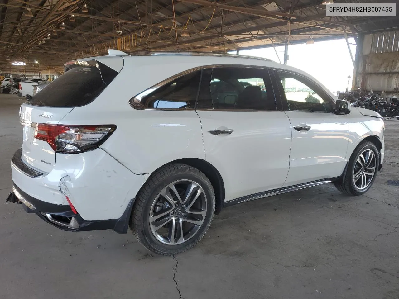 2017 Acura Mdx Advance VIN: 5FRYD4H82HB007455 Lot: 79396154