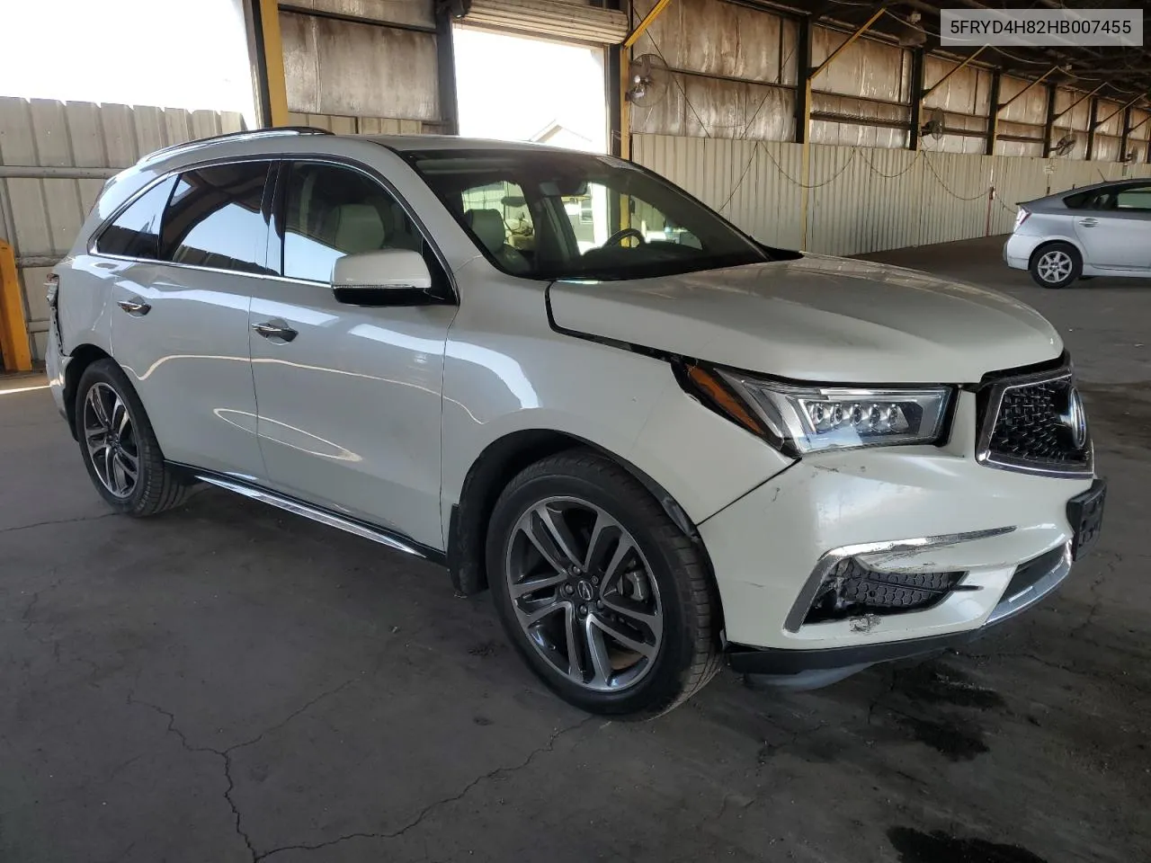 2017 Acura Mdx Advance VIN: 5FRYD4H82HB007455 Lot: 79396154