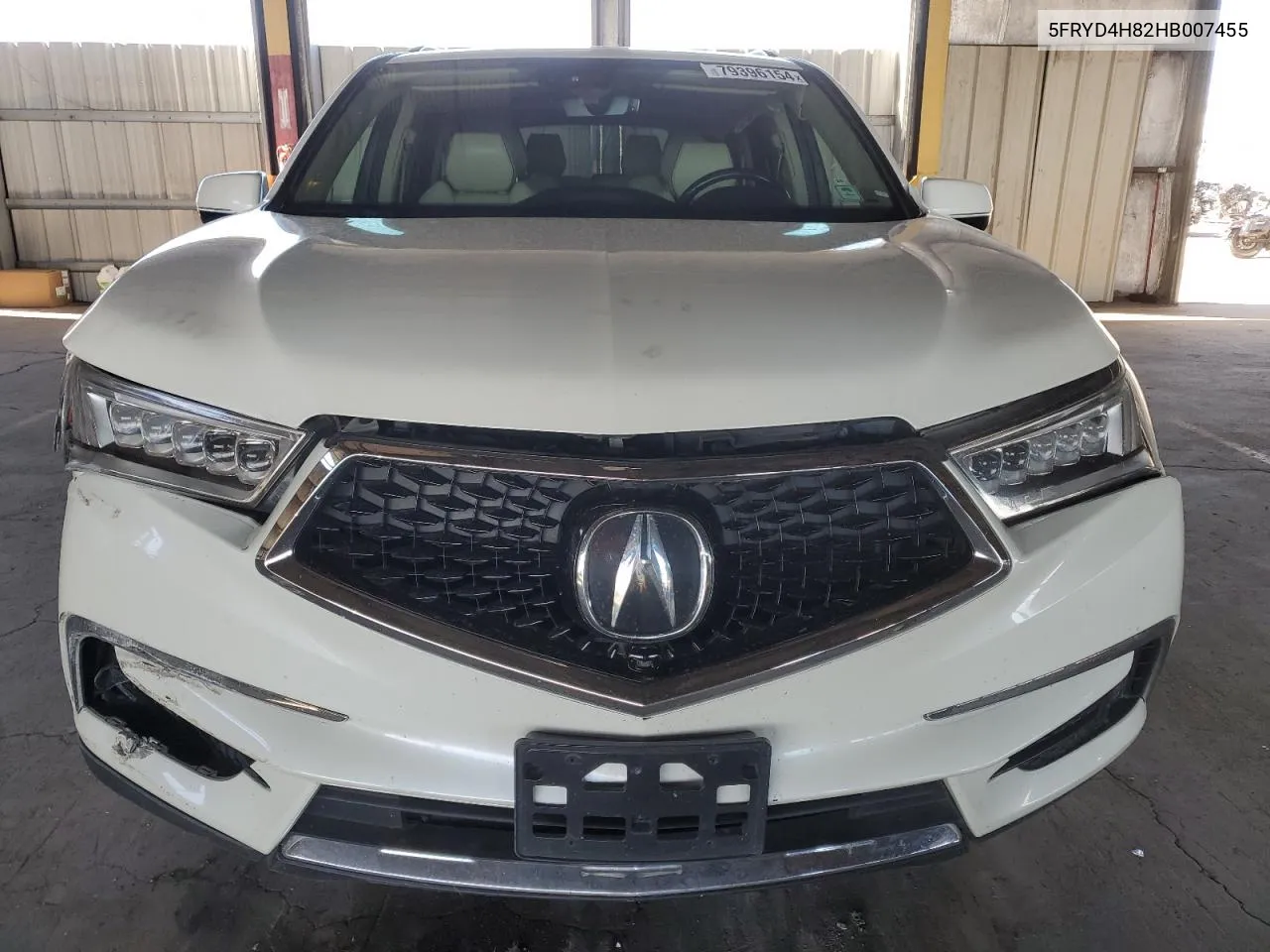 2017 Acura Mdx Advance VIN: 5FRYD4H82HB007455 Lot: 79396154