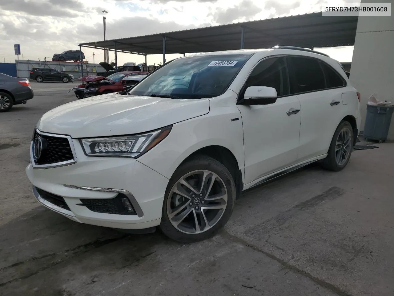 2017 Acura Mdx Sport Hybrid Advance VIN: 5FRYD7H73HB001608 Lot: 79456764