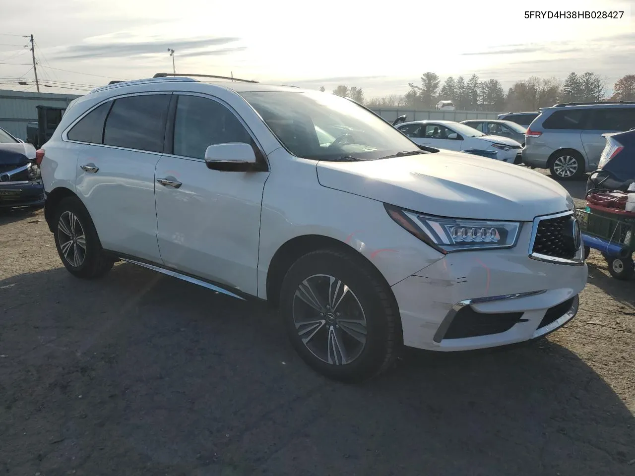 2017 Acura Mdx VIN: 5FRYD4H38HB028427 Lot: 79725824