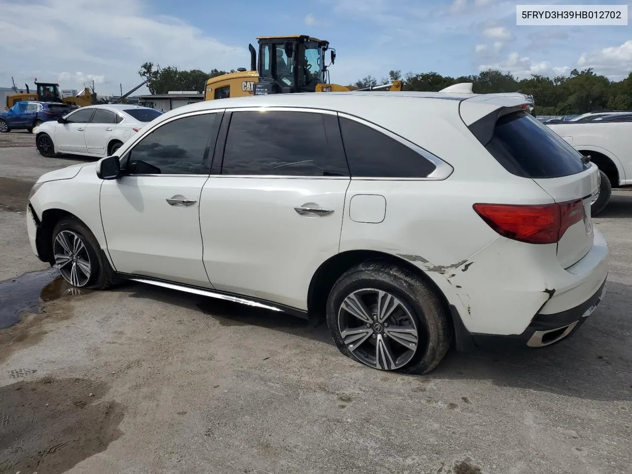 2017 Acura Mdx VIN: 5FRYD3H39HB012702 Lot: 79935134