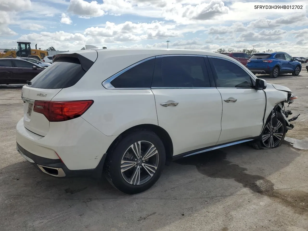 2017 Acura Mdx VIN: 5FRYD3H39HB012702 Lot: 79935134