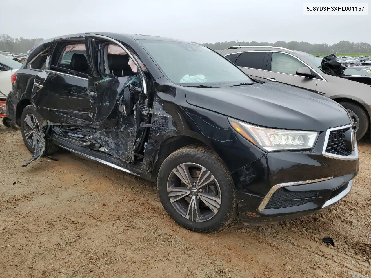 2017 Acura Mdx VIN: 5J8YD3H3XHL001157 Lot: 80011594