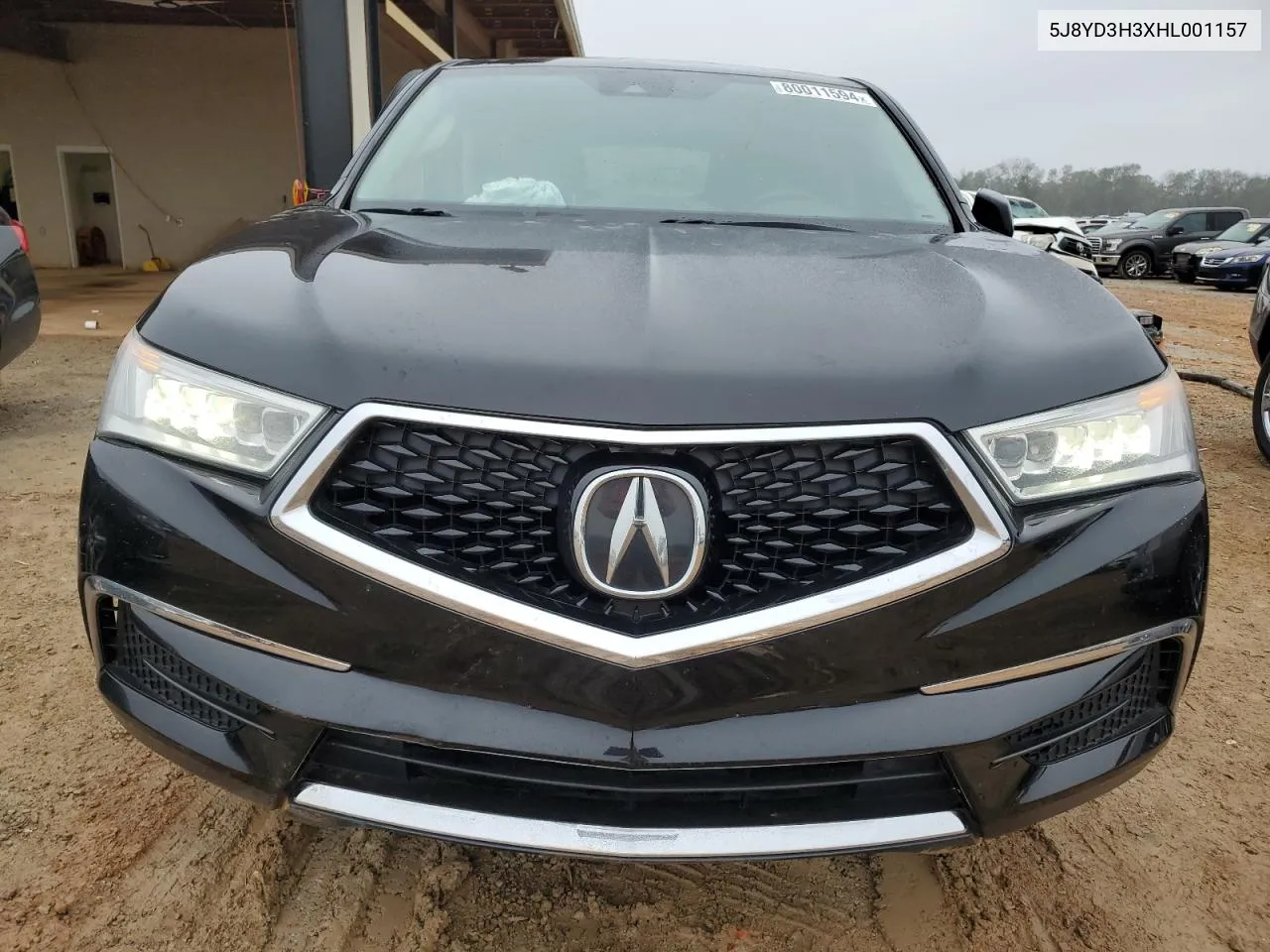 2017 Acura Mdx VIN: 5J8YD3H3XHL001157 Lot: 80011594