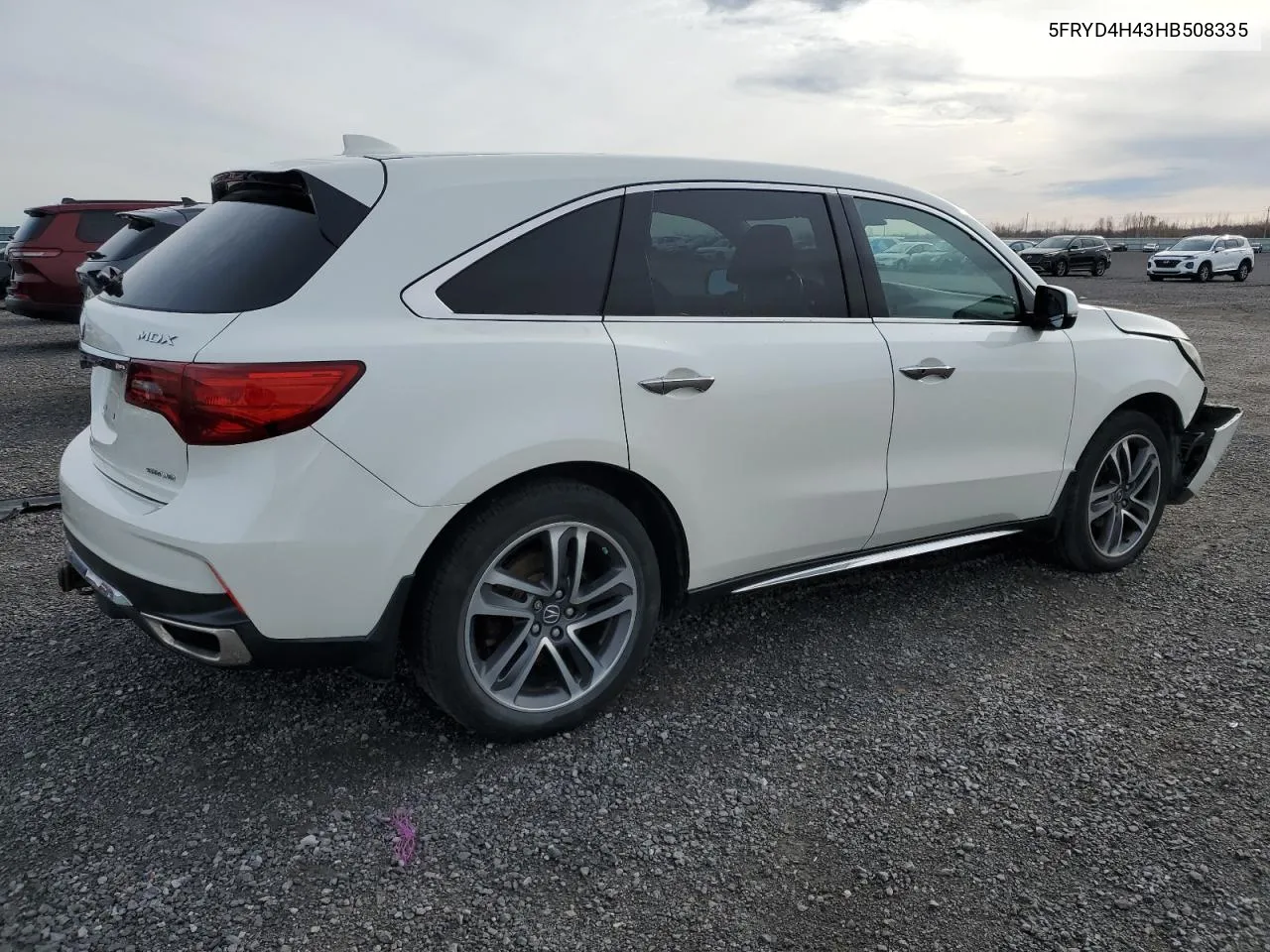 2017 Acura Mdx Navi VIN: 5FRYD4H43HB508335 Lot: 80211114