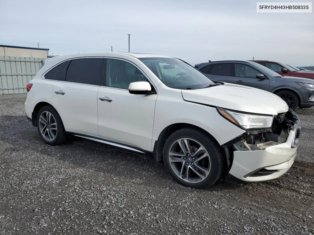 2017 Acura Mdx Navi VIN: 5FRYD4H43HB508335 Lot: 80211114