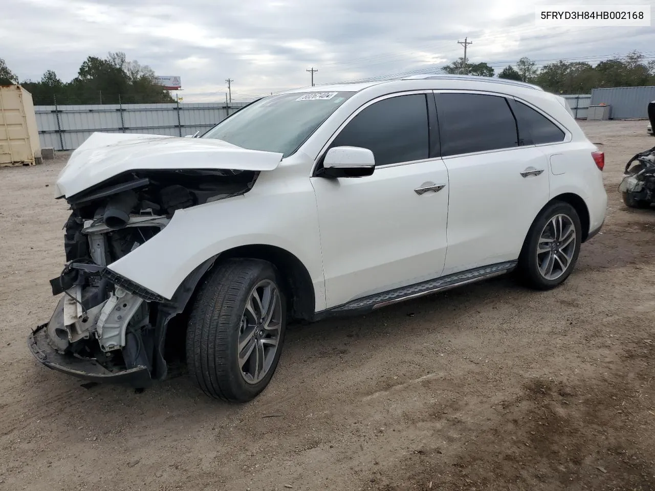 2017 Acura Mdx Advance VIN: 5FRYD3H84HB002168 Lot: 80267404