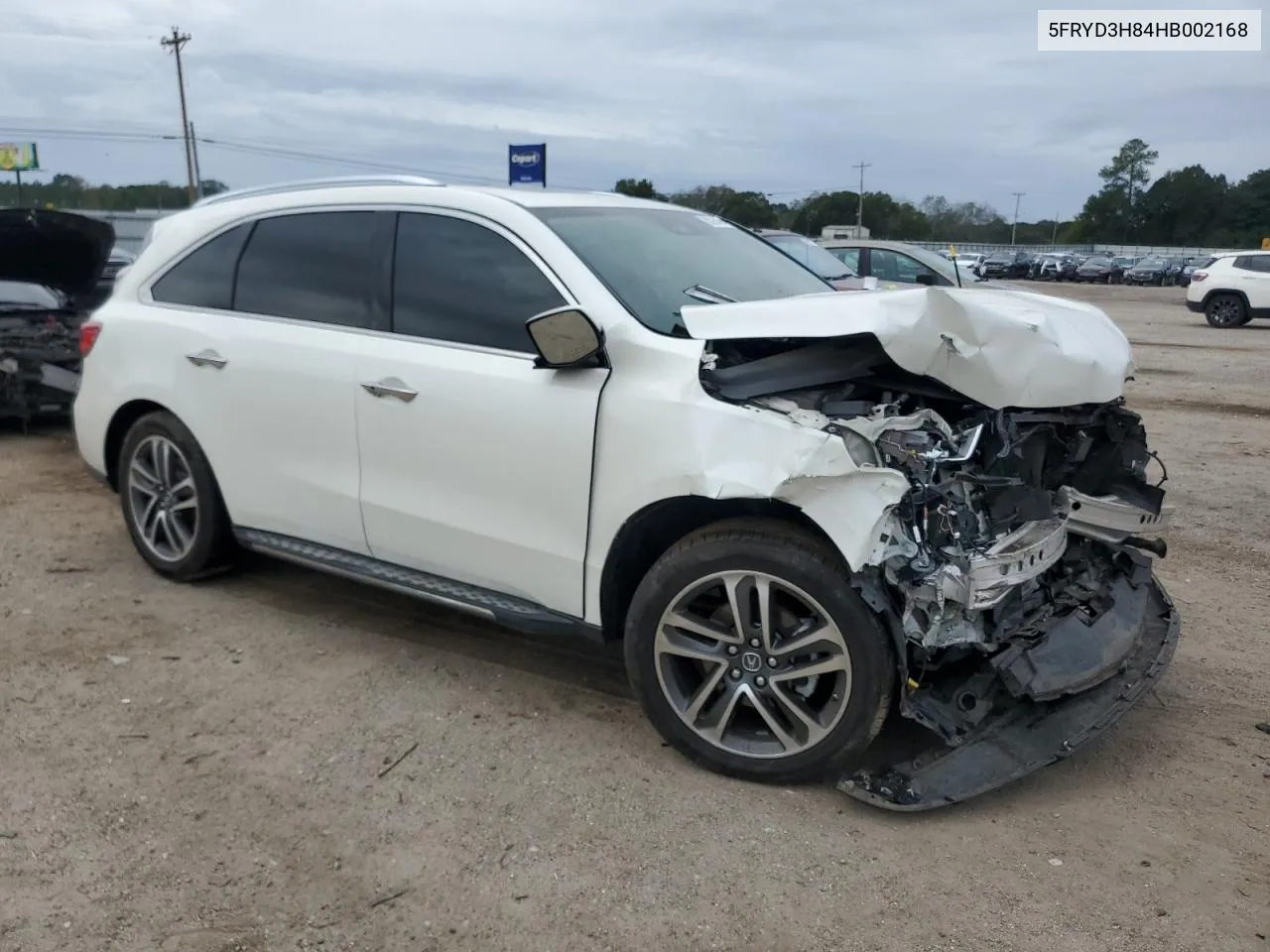 2017 Acura Mdx Advance VIN: 5FRYD3H84HB002168 Lot: 80267404