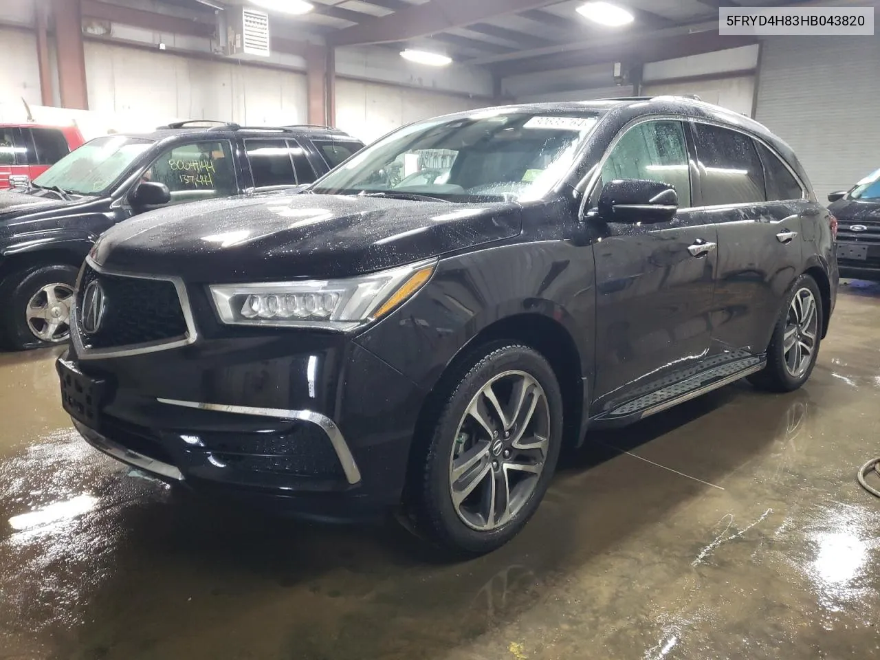 2017 Acura Mdx Advance VIN: 5FRYD4H83HB043820 Lot: 80635764