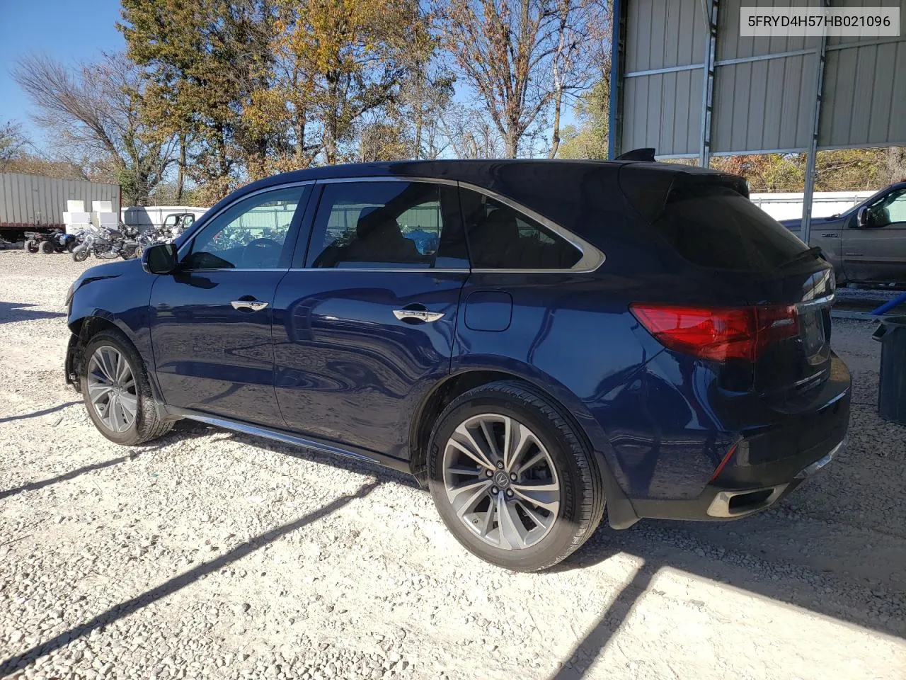 2017 Acura Mdx Technology VIN: 5FRYD4H57HB021096 Lot: 80768834