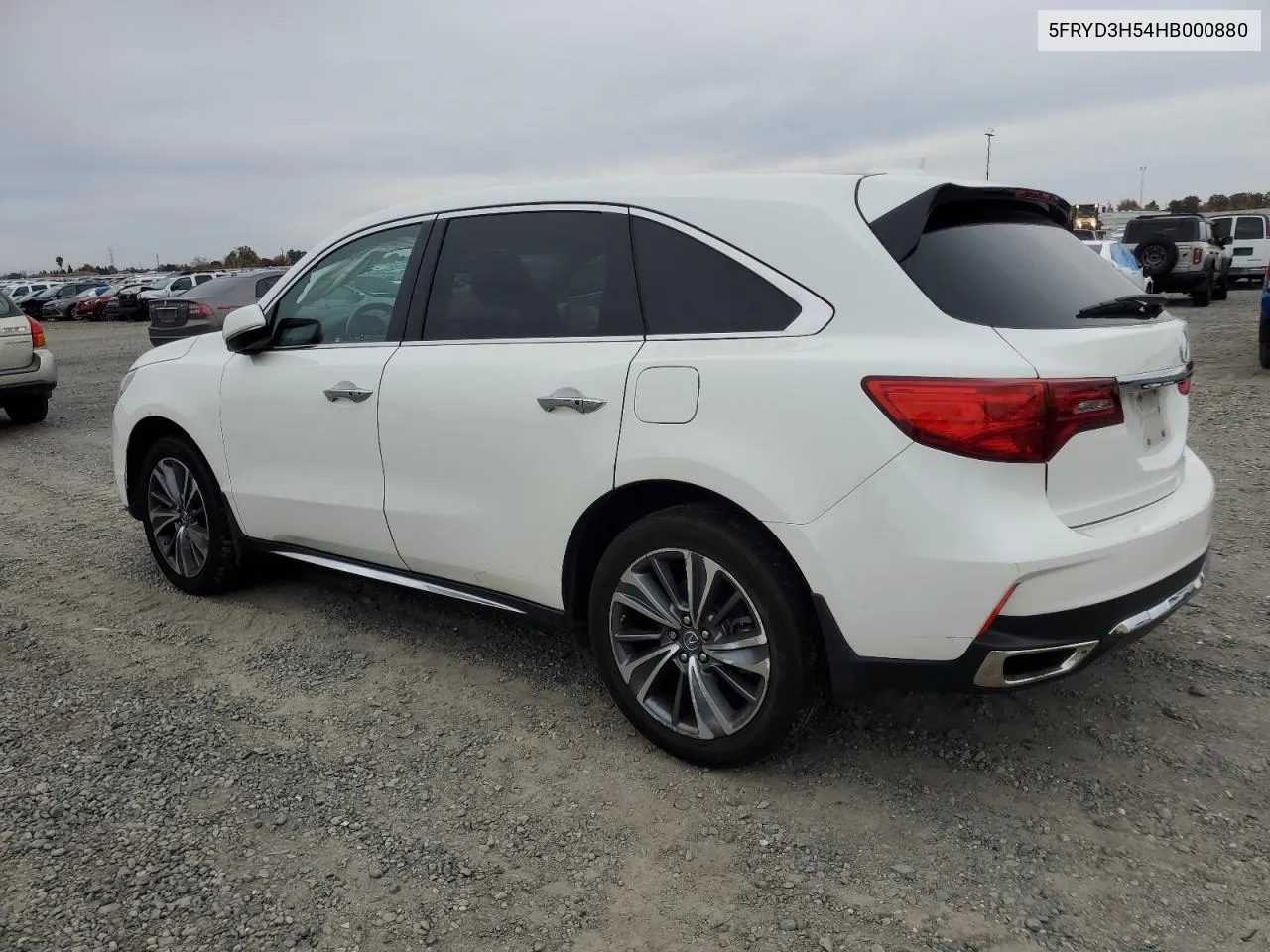 2017 Acura Mdx Technology VIN: 5FRYD3H54HB000880 Lot: 81160004