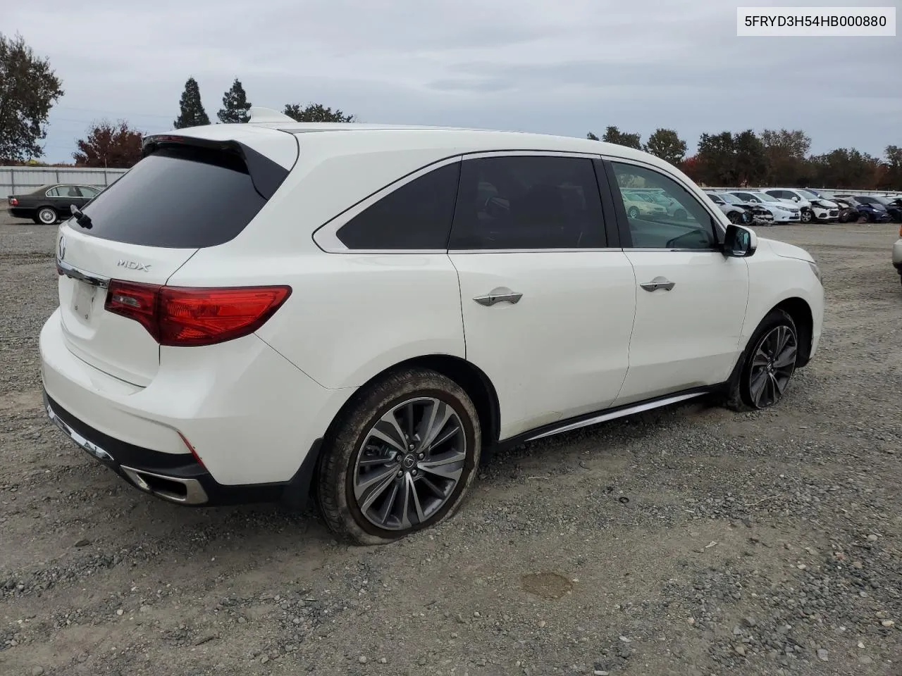 2017 Acura Mdx Technology VIN: 5FRYD3H54HB000880 Lot: 81160004