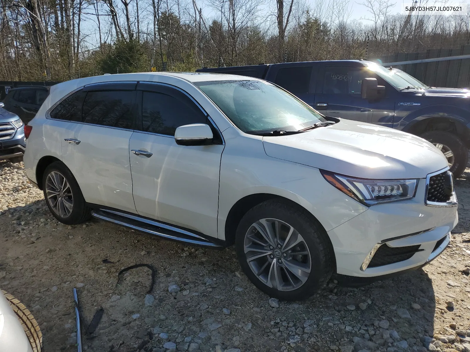 2018 Acura Mdx Technology VIN: 5J8YD3H57JL007621 Lot: 46258074