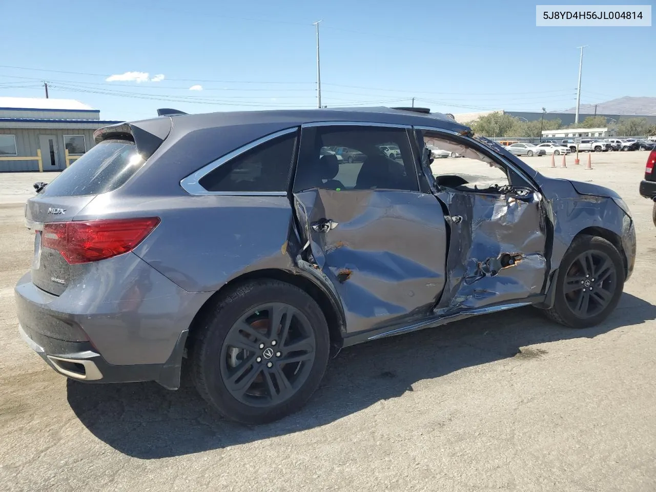 2018 Acura Mdx Technology VIN: 5J8YD4H56JL004814 Lot: 52225444