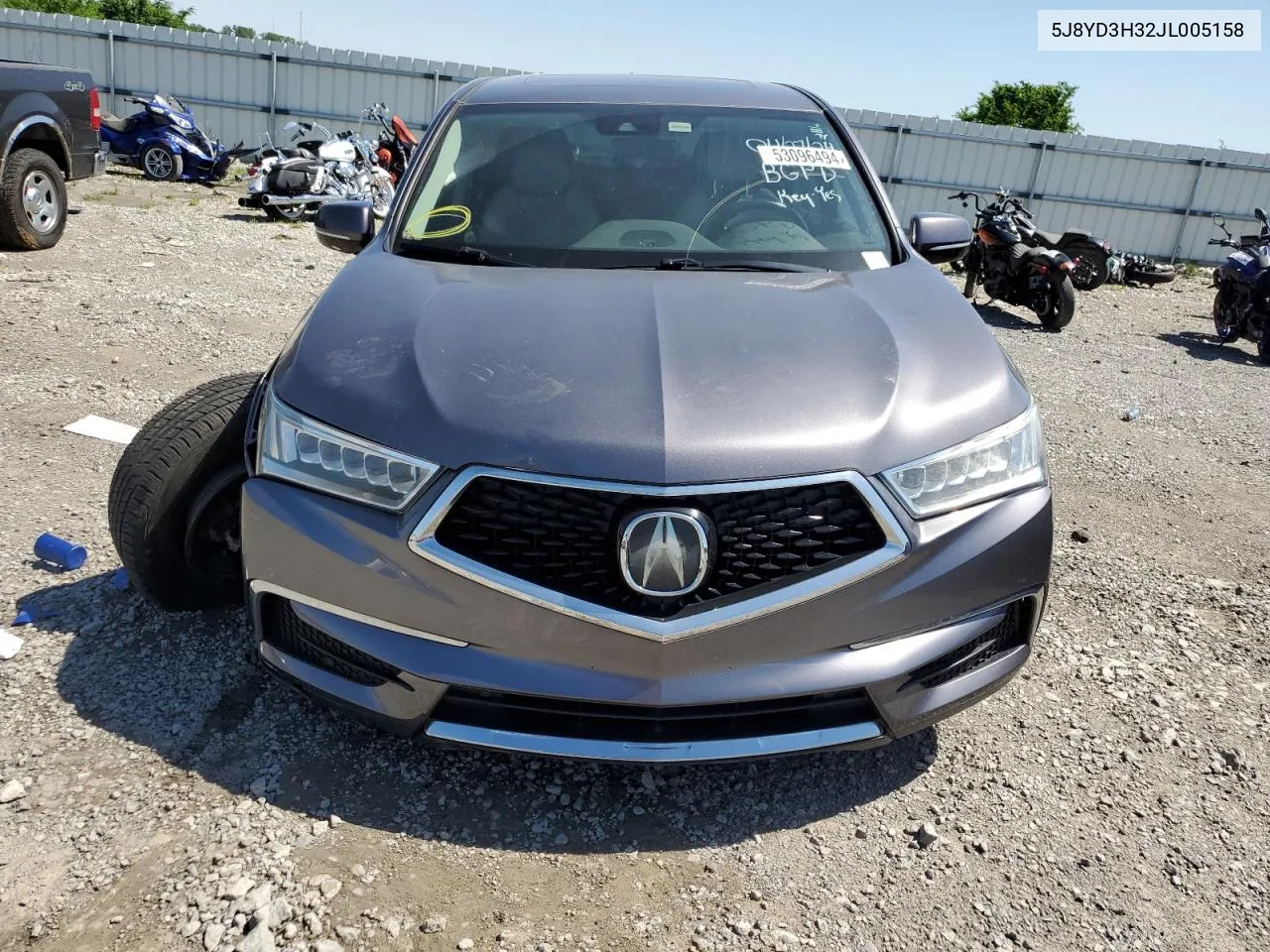 5J8YD3H32JL005158 2018 Acura Mdx