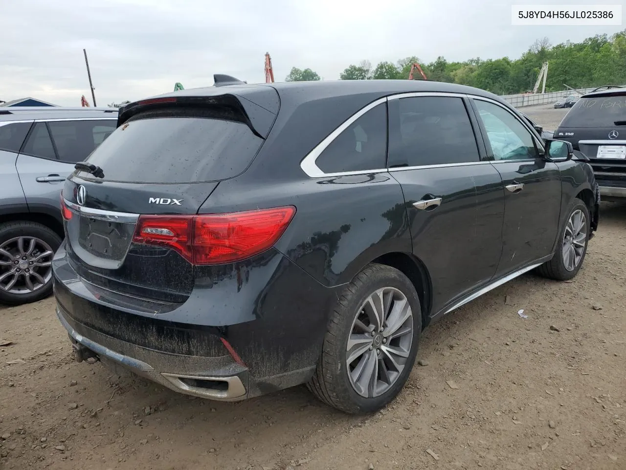 2018 Acura Mdx Technology VIN: 5J8YD4H56JL025386 Lot: 55029604