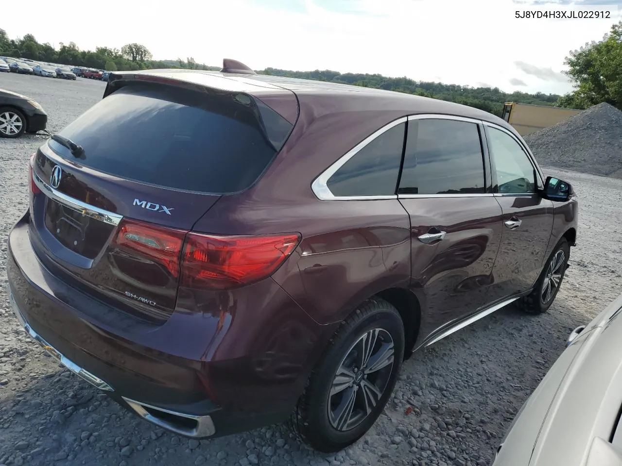 5J8YD4H3XJL022912 2018 Acura Mdx