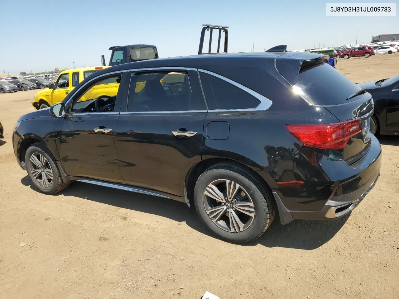 2018 Acura Mdx VIN: 5J8YD3H31JL009783 Lot: 62488364