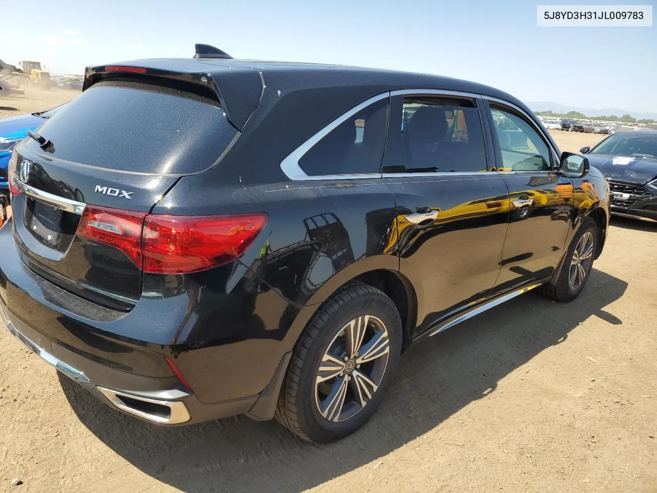 2018 Acura Mdx VIN: 5J8YD3H31JL009783 Lot: 62488364