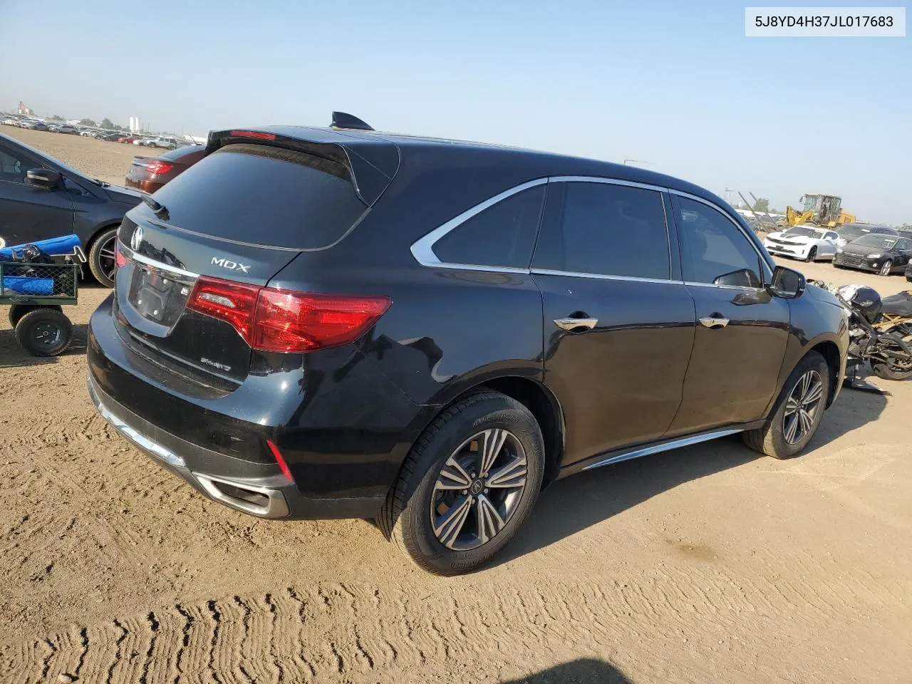 2018 Acura Mdx VIN: 5J8YD4H37JL017683 Lot: 63453514