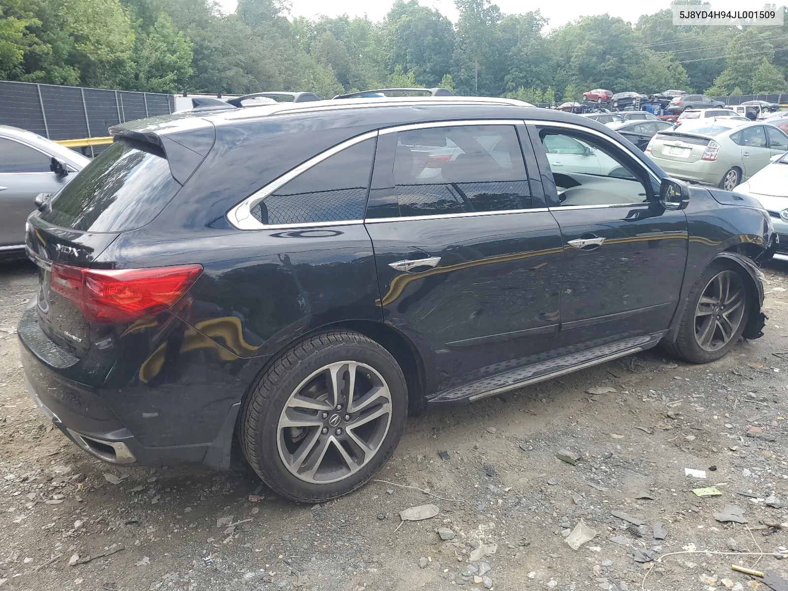 5J8YD4H94JL001509 2018 Acura Mdx Advance