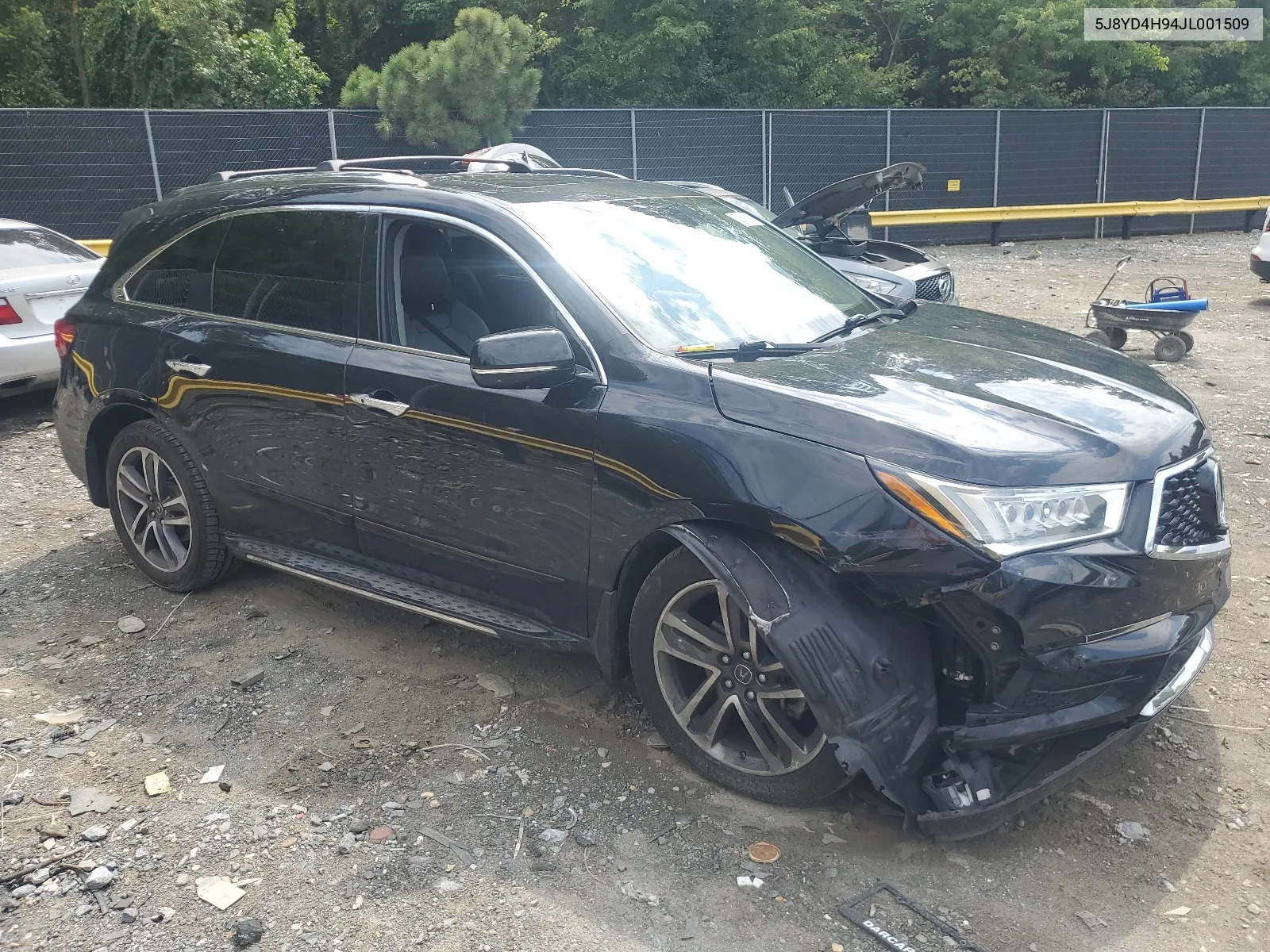 2018 Acura Mdx Advance VIN: 5J8YD4H94JL001509 Lot: 63610564