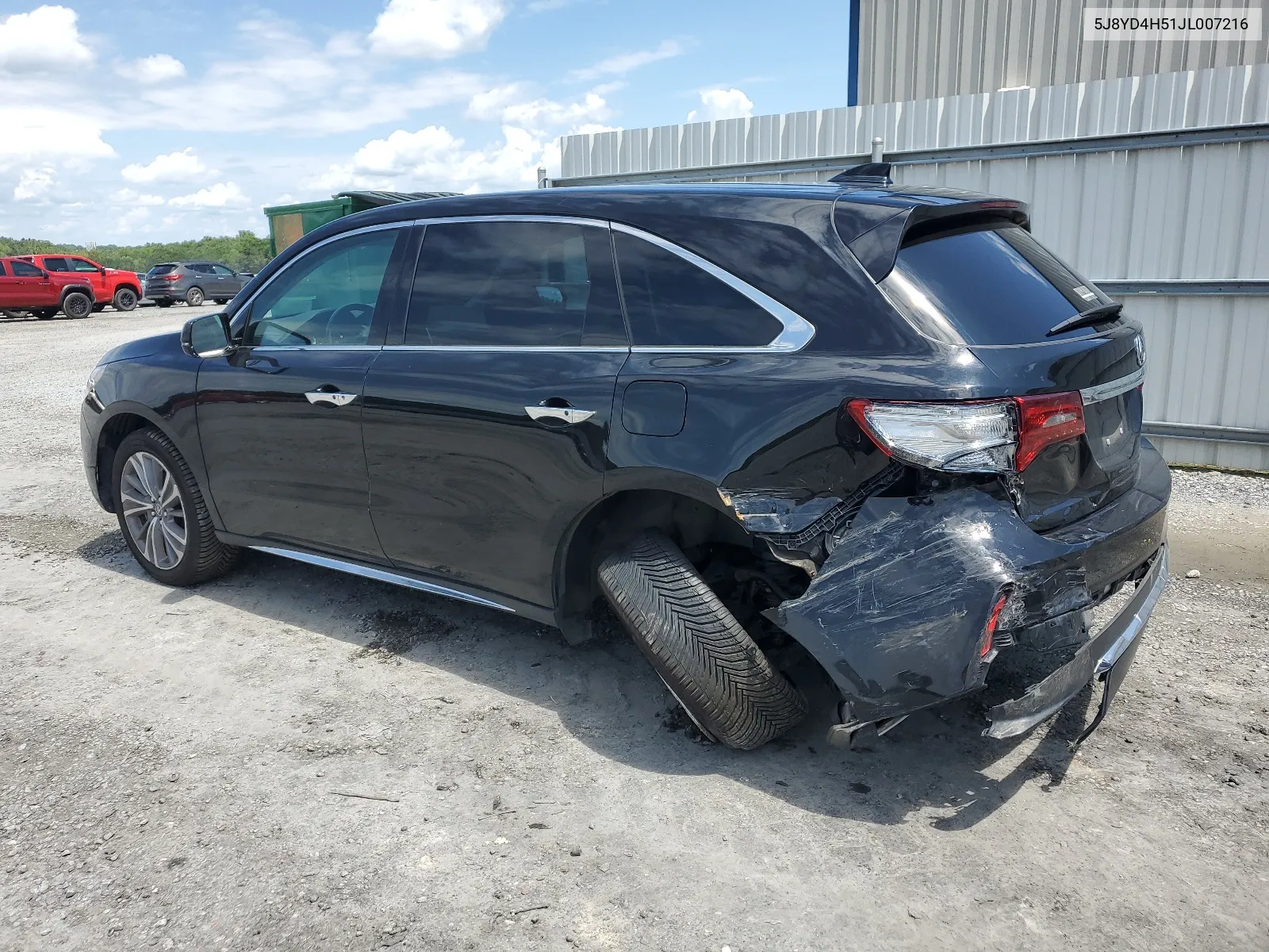 2018 Acura Mdx Technology VIN: 5J8YD4H51JL007216 Lot: 64594974