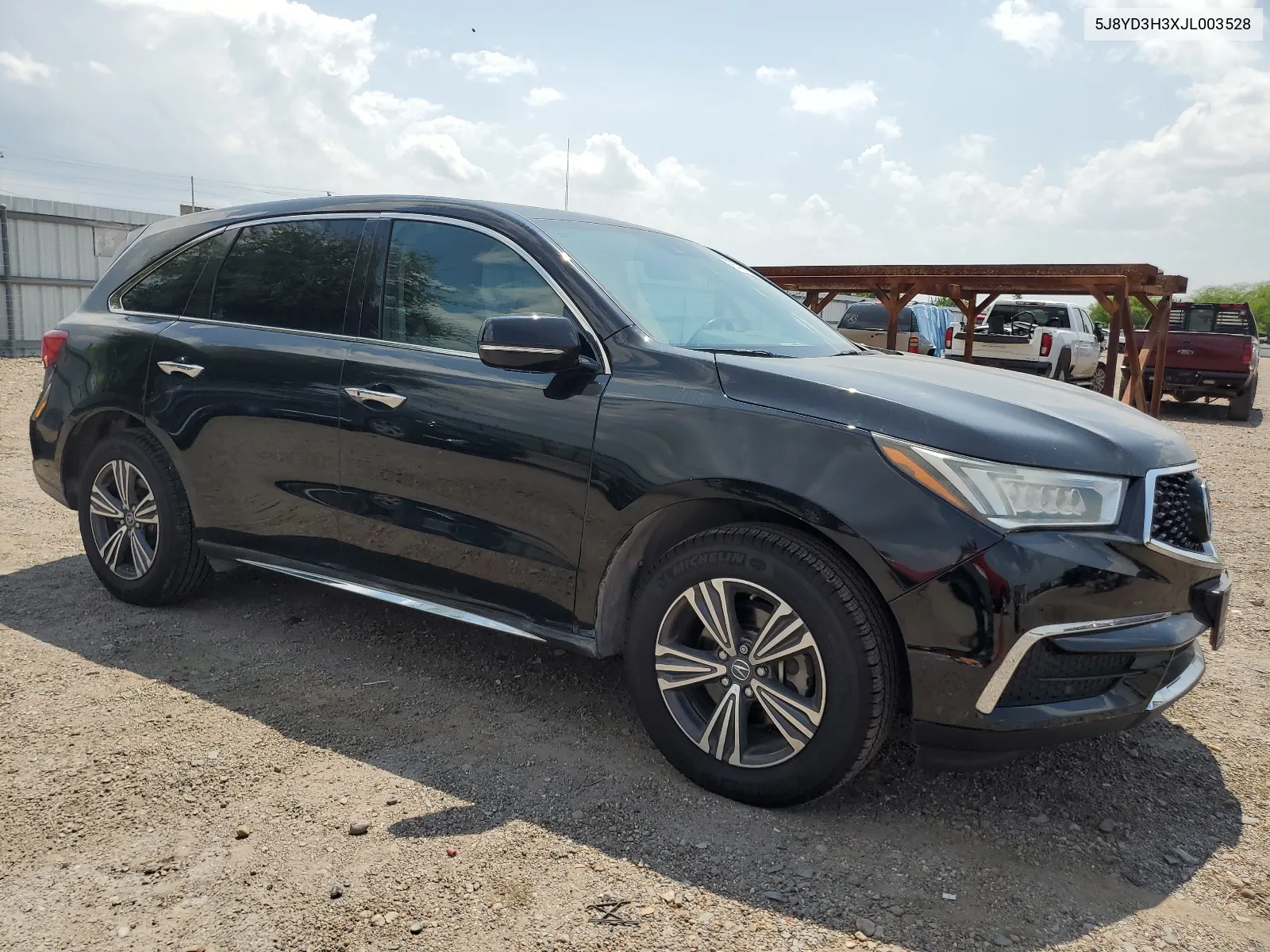 2018 Acura Mdx VIN: 5J8YD3H3XJL003528 Lot: 65490674