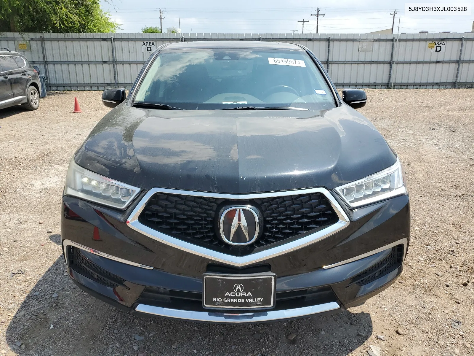 2018 Acura Mdx VIN: 5J8YD3H3XJL003528 Lot: 65490674