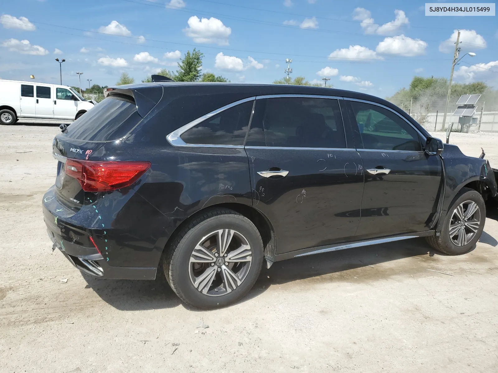 2018 Acura Mdx VIN: 5J8YD4H34JL015499 Lot: 66683694