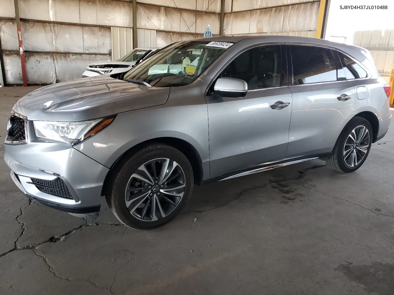 2018 Acura Mdx VIN: 5J8YD4H37JL010488 Lot: 66939424