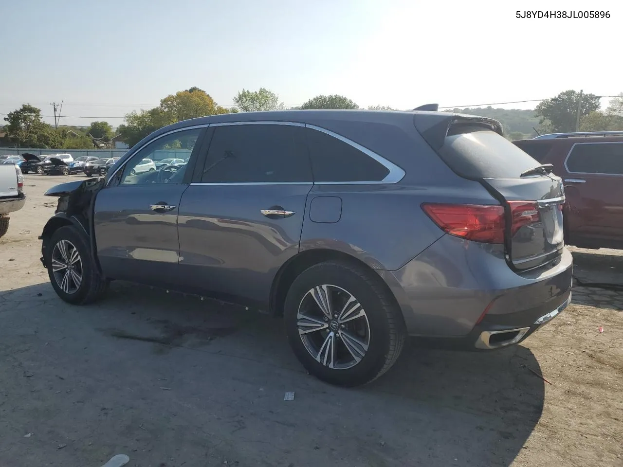 2018 Acura Mdx VIN: 5J8YD4H38JL005896 Lot: 68518934