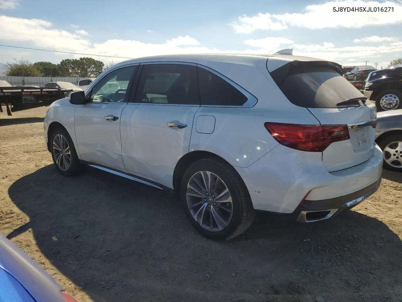 2018 Acura Mdx Technology VIN: 5J8YD4H5XJL016271 Lot: 68565914