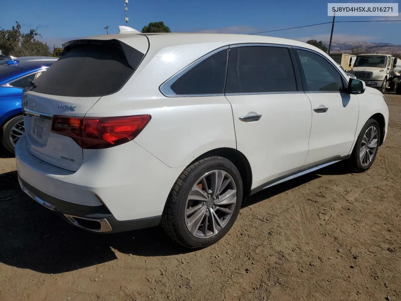 2018 Acura Mdx Technology VIN: 5J8YD4H5XJL016271 Lot: 68565914