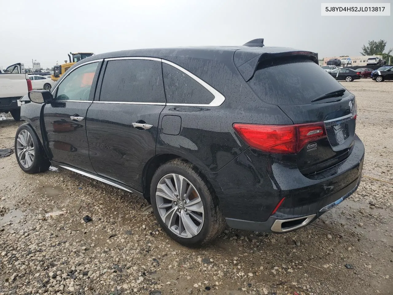 2018 Acura Mdx Technology VIN: 5J8YD4H52JL013817 Lot: 69372014