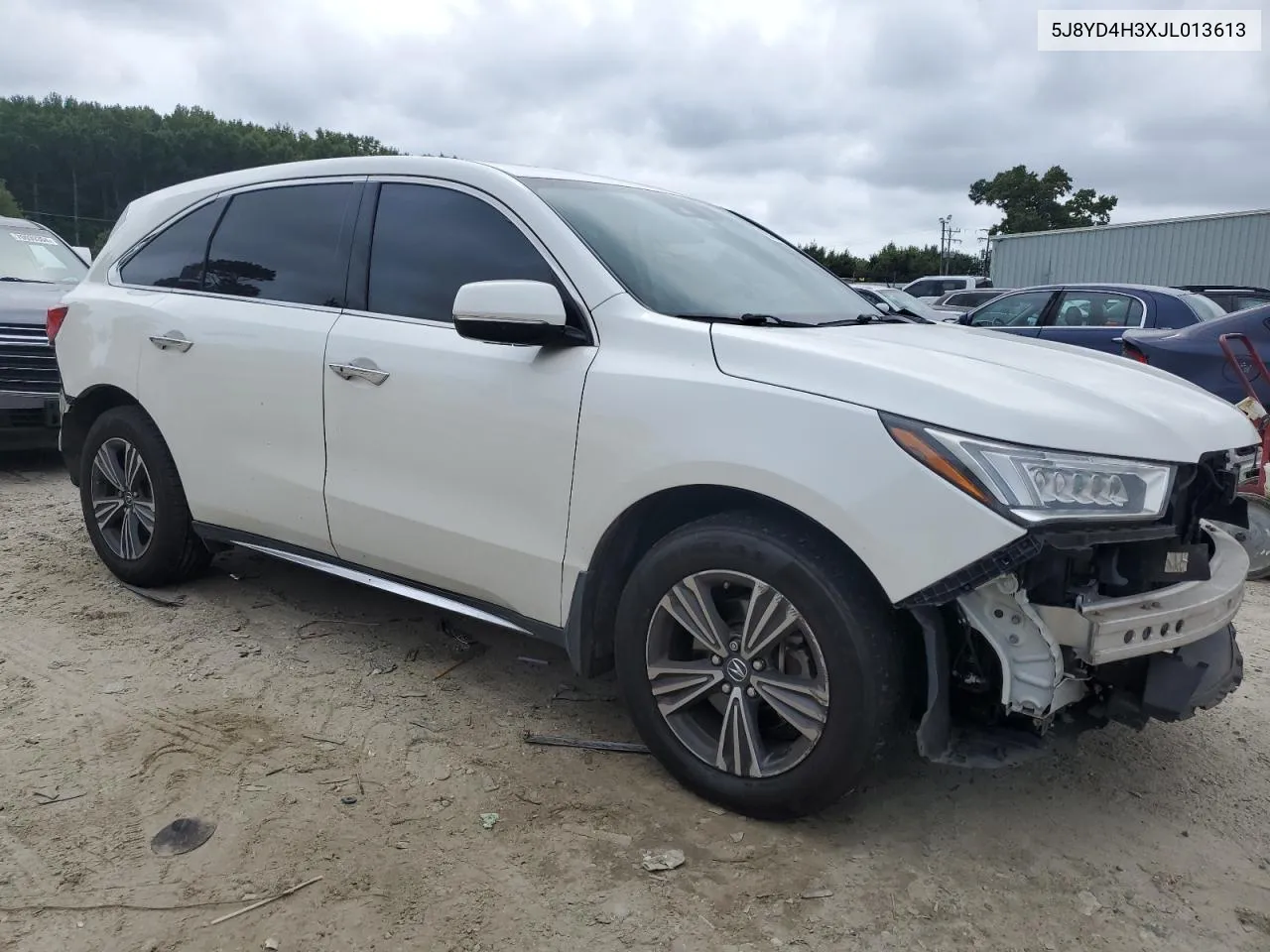 2018 Acura Mdx VIN: 5J8YD4H3XJL013613 Lot: 69596404