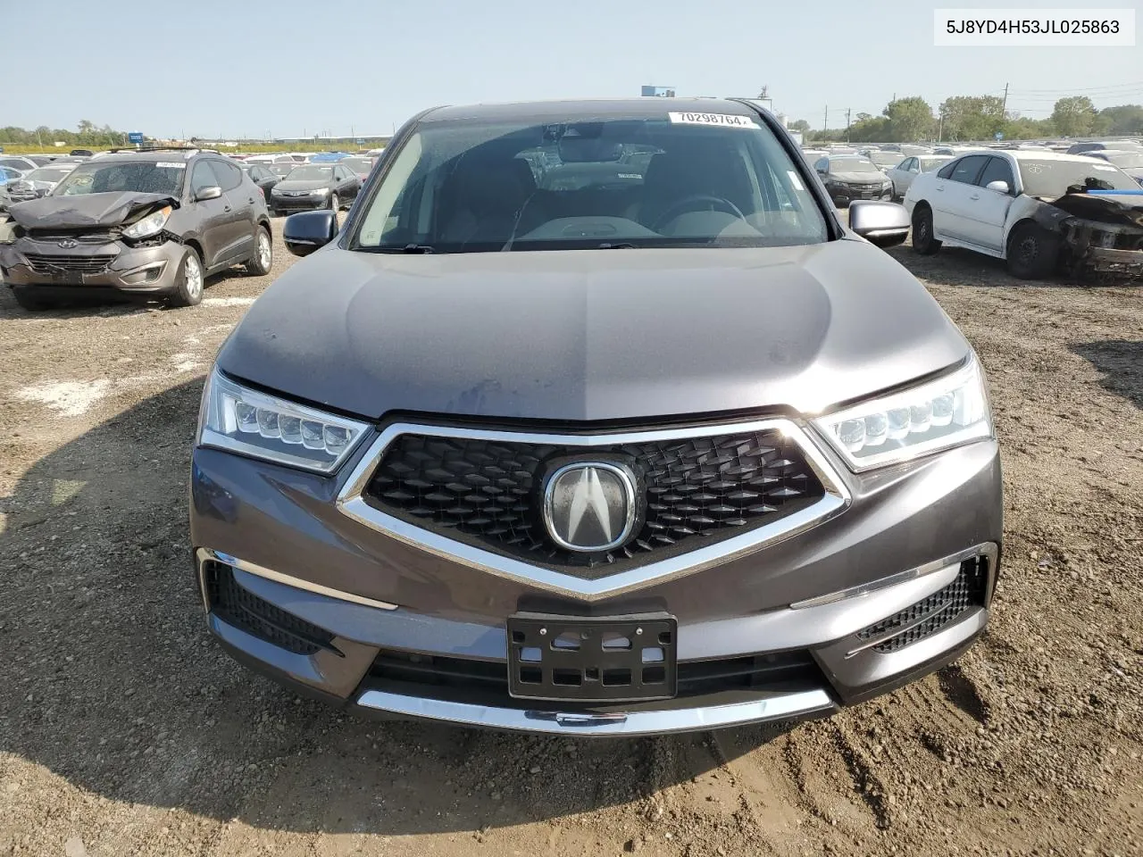 2018 Acura Mdx Technology VIN: 5J8YD4H53JL025863 Lot: 70298764