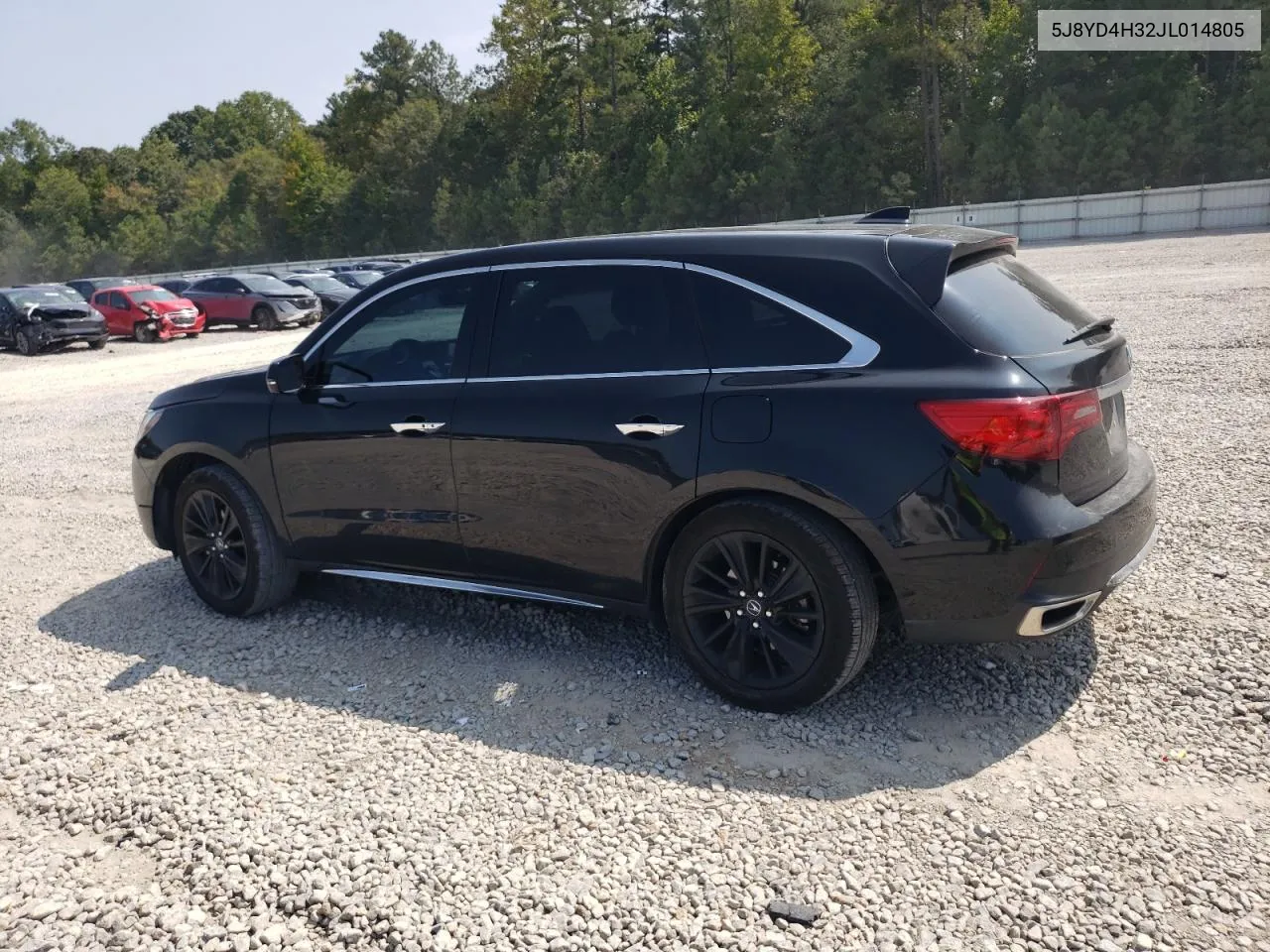 2018 Acura Mdx VIN: 5J8YD4H32JL014805 Lot: 71126044