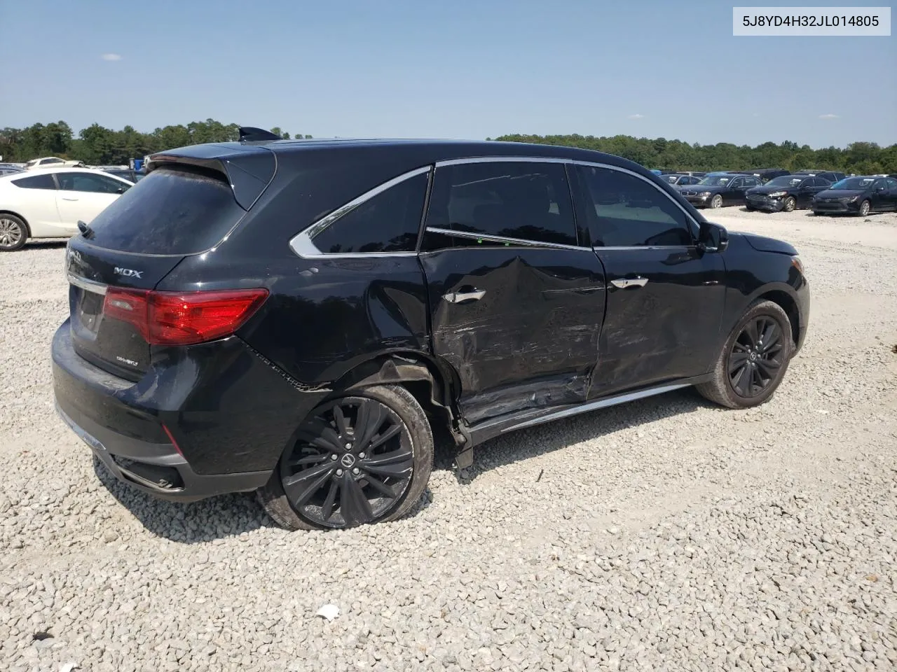 2018 Acura Mdx VIN: 5J8YD4H32JL014805 Lot: 71126044