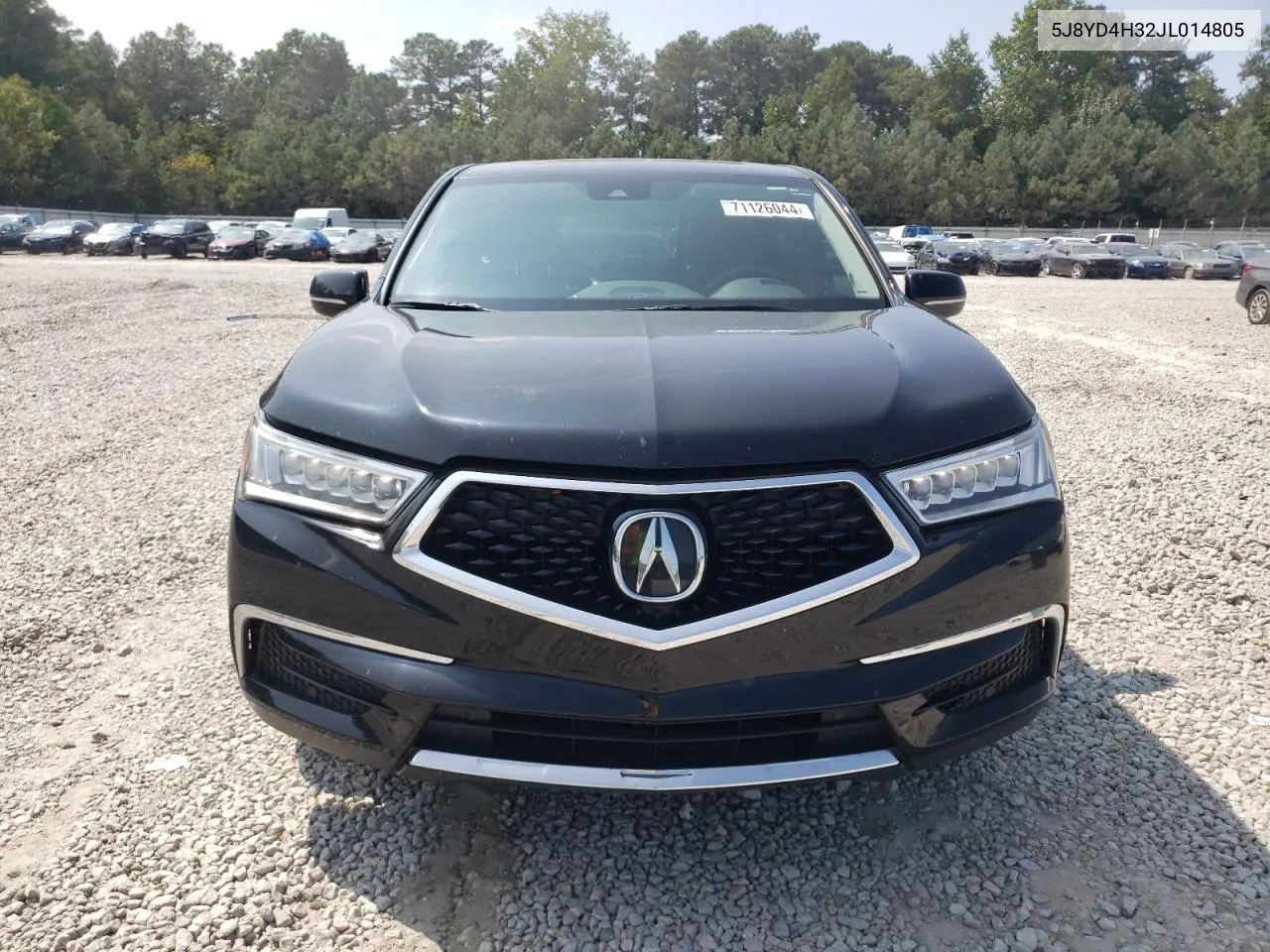 2018 Acura Mdx VIN: 5J8YD4H32JL014805 Lot: 71126044