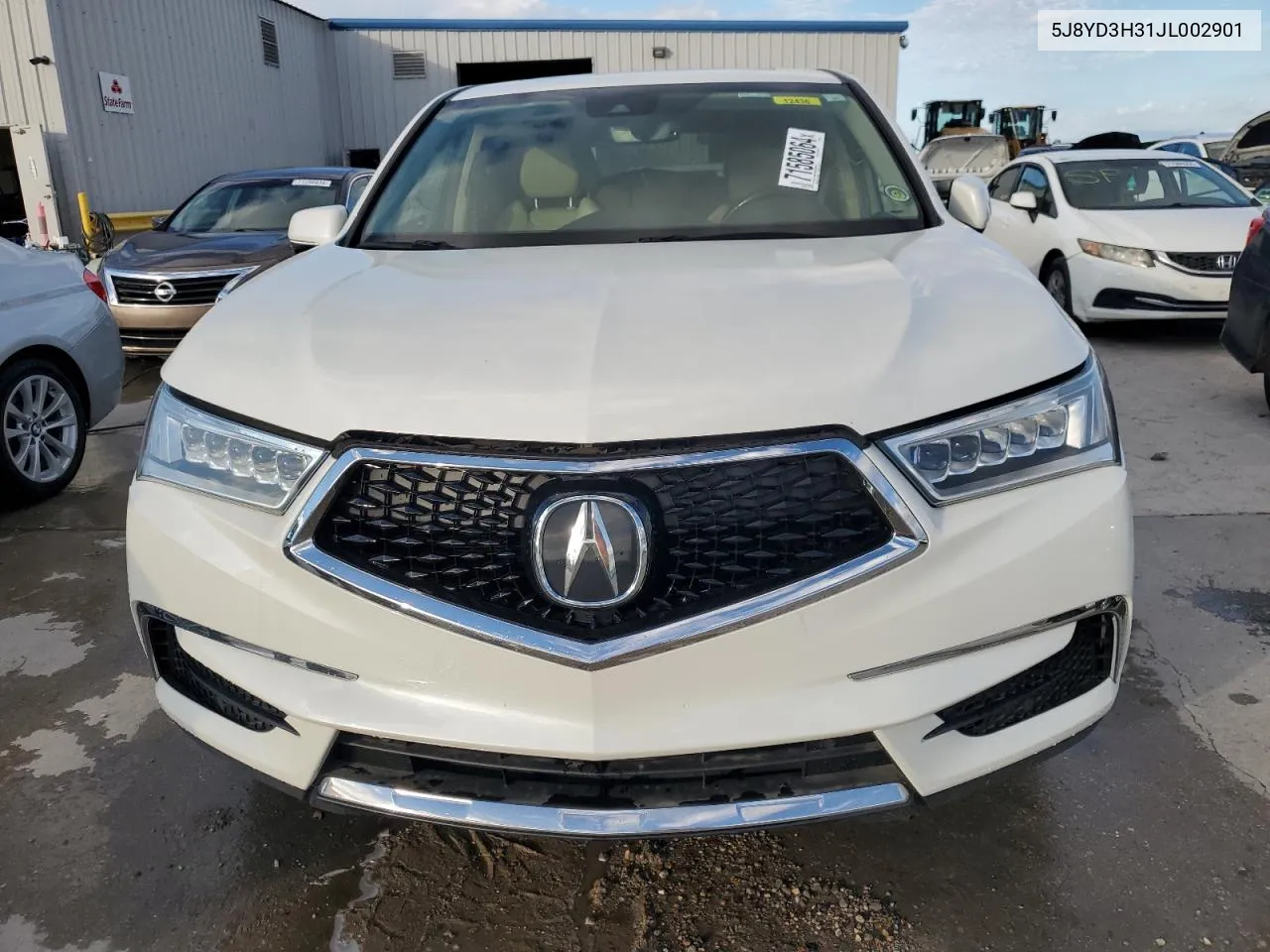 2018 Acura Mdx VIN: 5J8YD3H31JL002901 Lot: 71585064