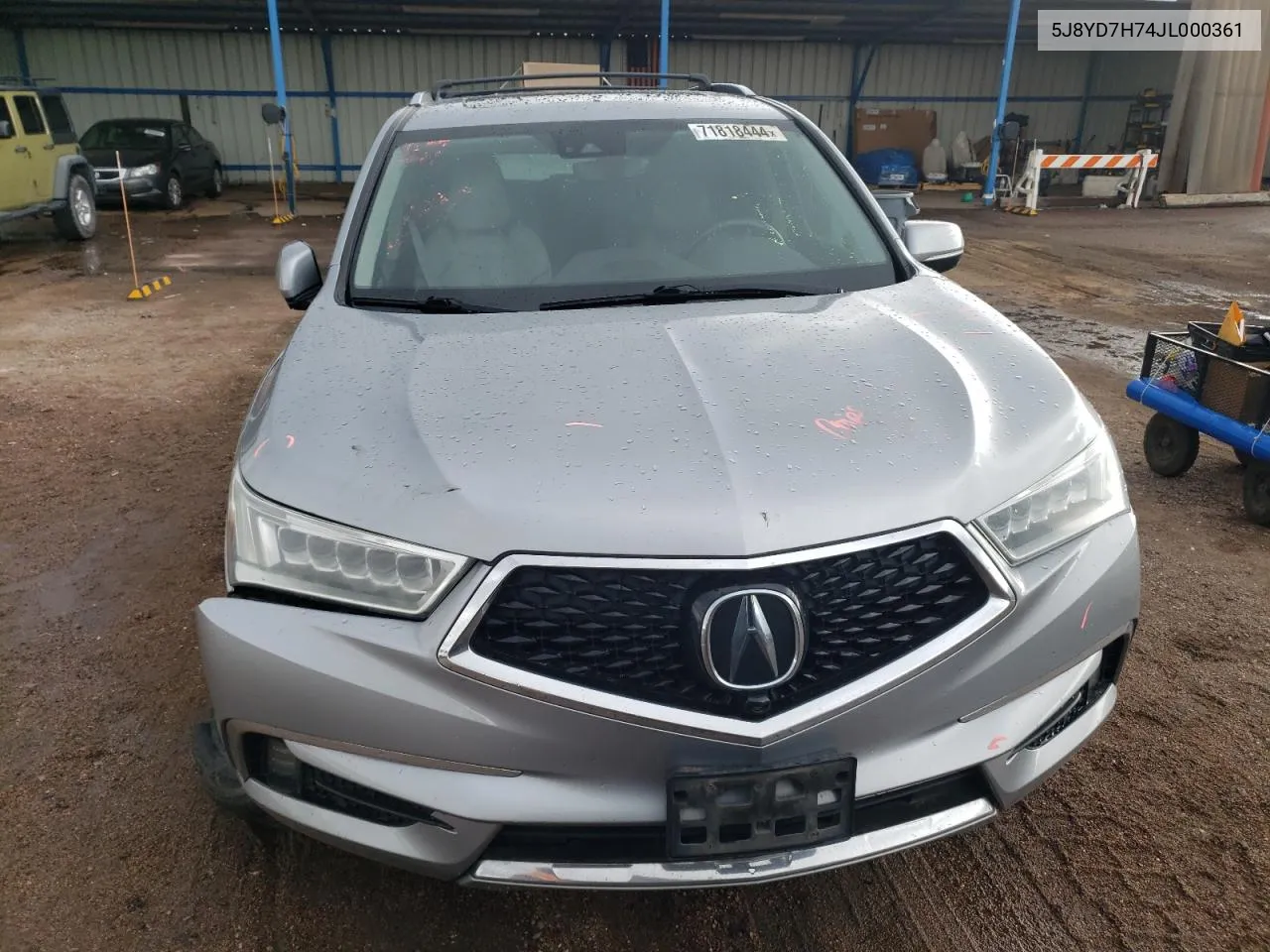 2018 Acura Mdx Sport Hybrid Advance VIN: 5J8YD7H74JL000361 Lot: 71818444