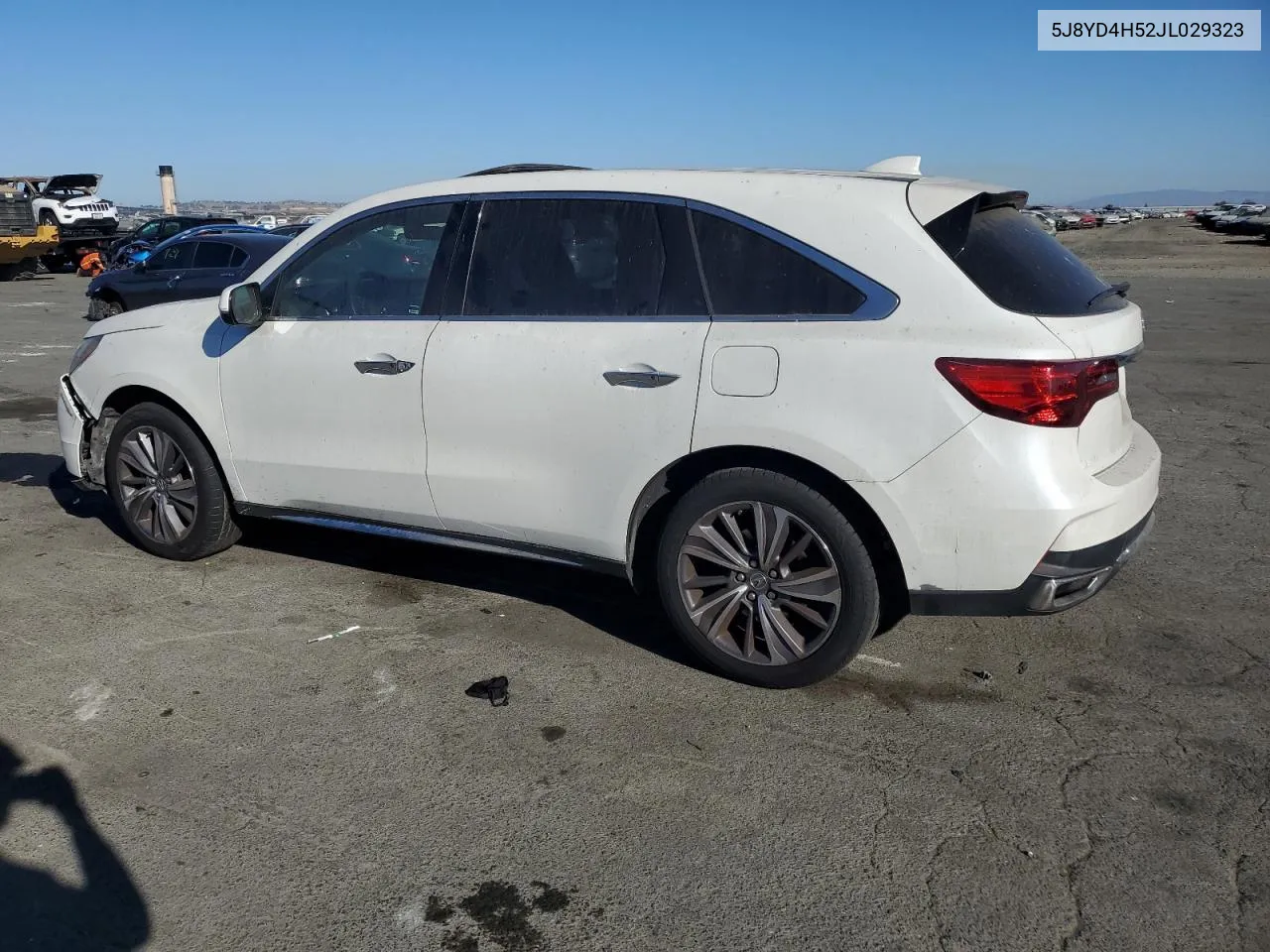 2018 Acura Mdx Technology VIN: 5J8YD4H52JL029323 Lot: 72773774