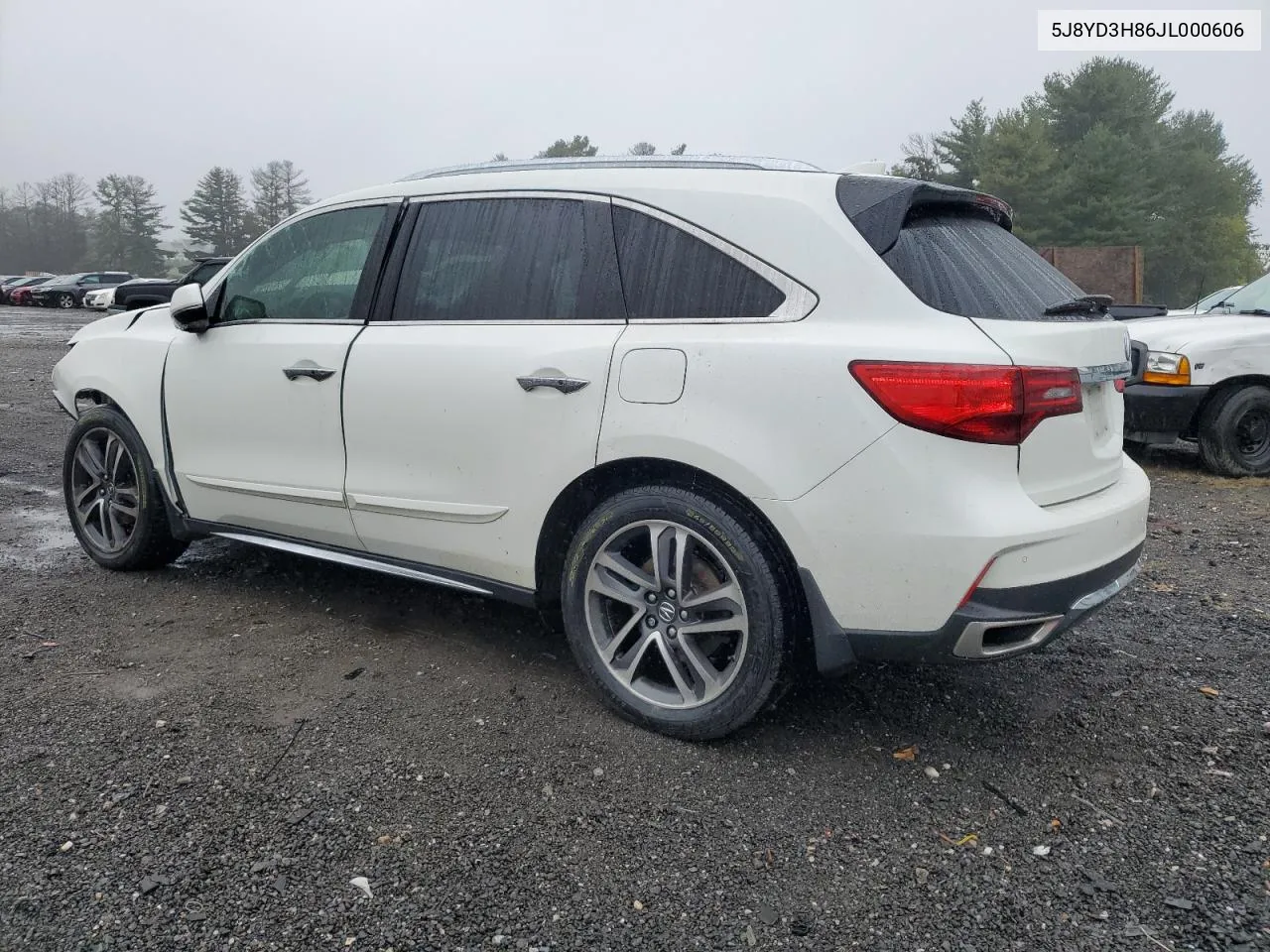 2018 Acura Mdx Advance VIN: 5J8YD3H86JL000606 Lot: 73052904