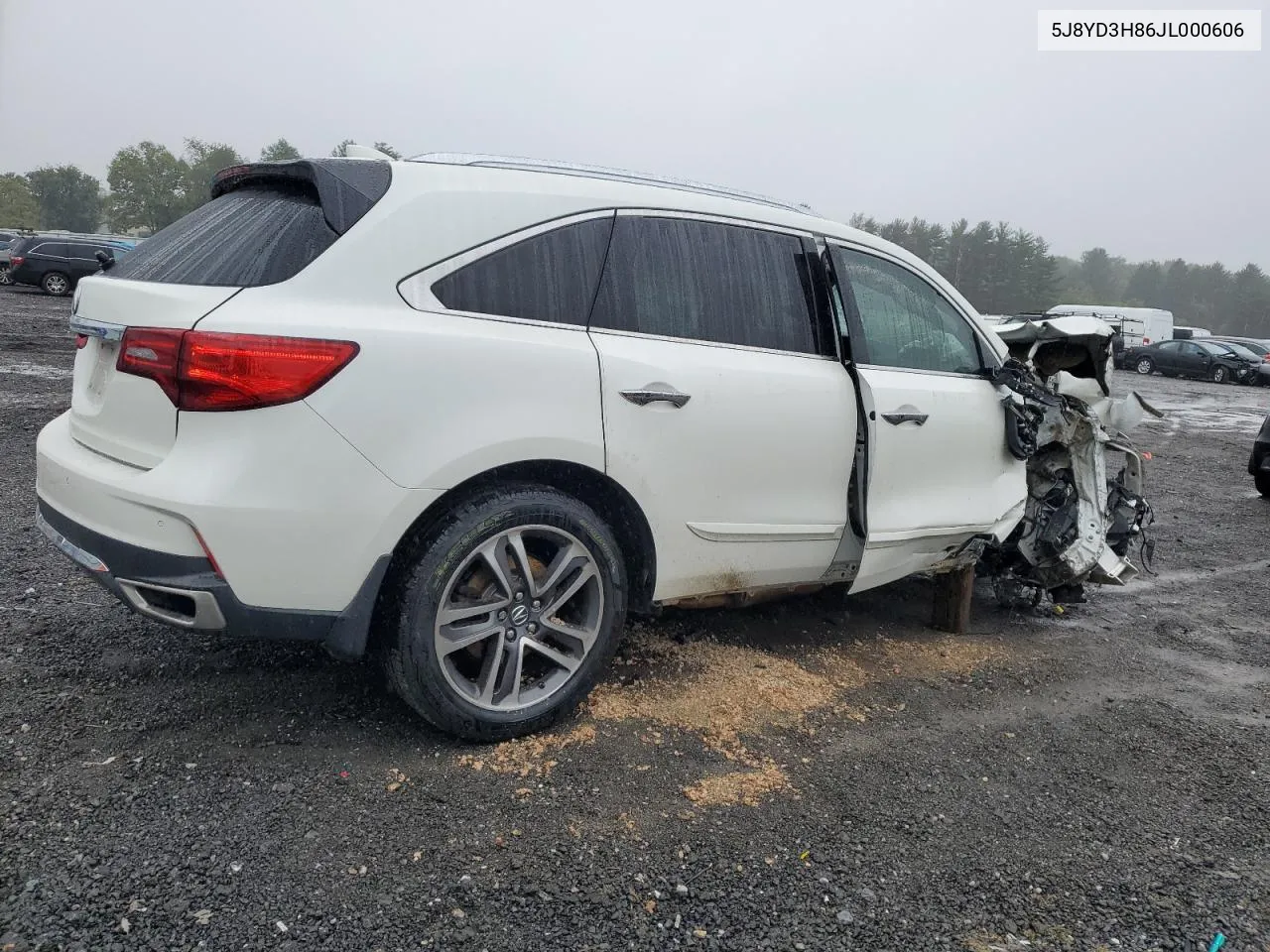 2018 Acura Mdx Advance VIN: 5J8YD3H86JL000606 Lot: 73052904