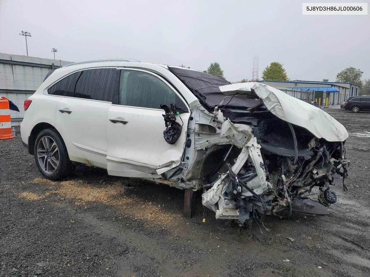 2018 Acura Mdx Advance VIN: 5J8YD3H86JL000606 Lot: 73052904