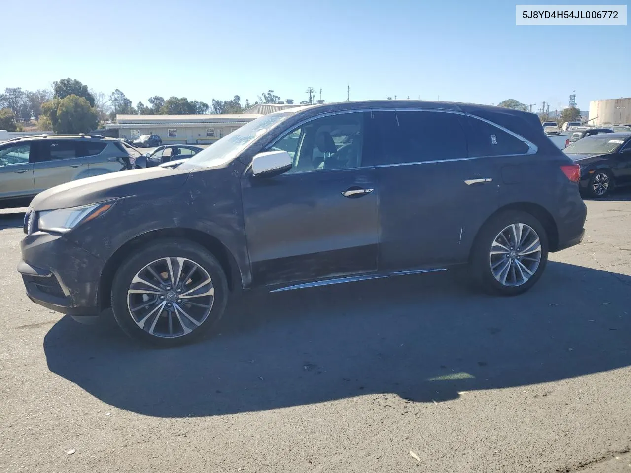 2018 Acura Mdx Technology VIN: 5J8YD4H54JL006772 Lot: 73764074