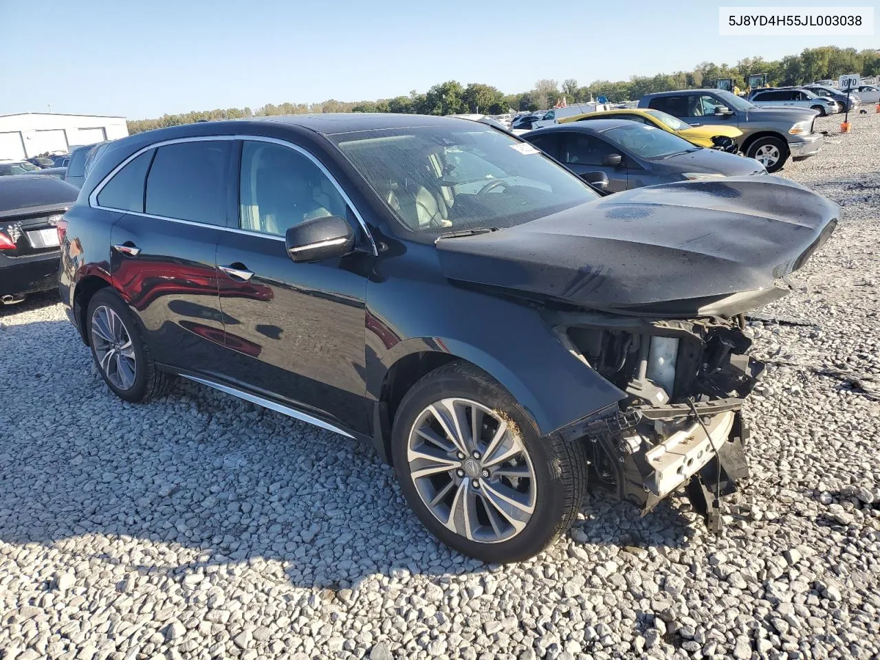 2018 Acura Mdx Technology VIN: 5J8YD4H55JL003038 Lot: 74363804