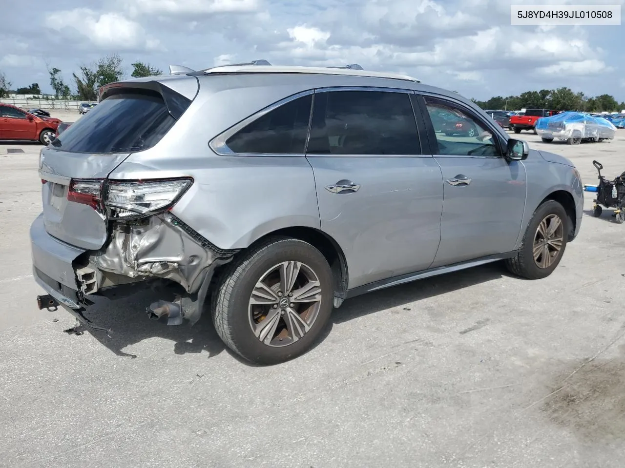 2018 Acura Mdx VIN: 5J8YD4H39JL010508 Lot: 74765024